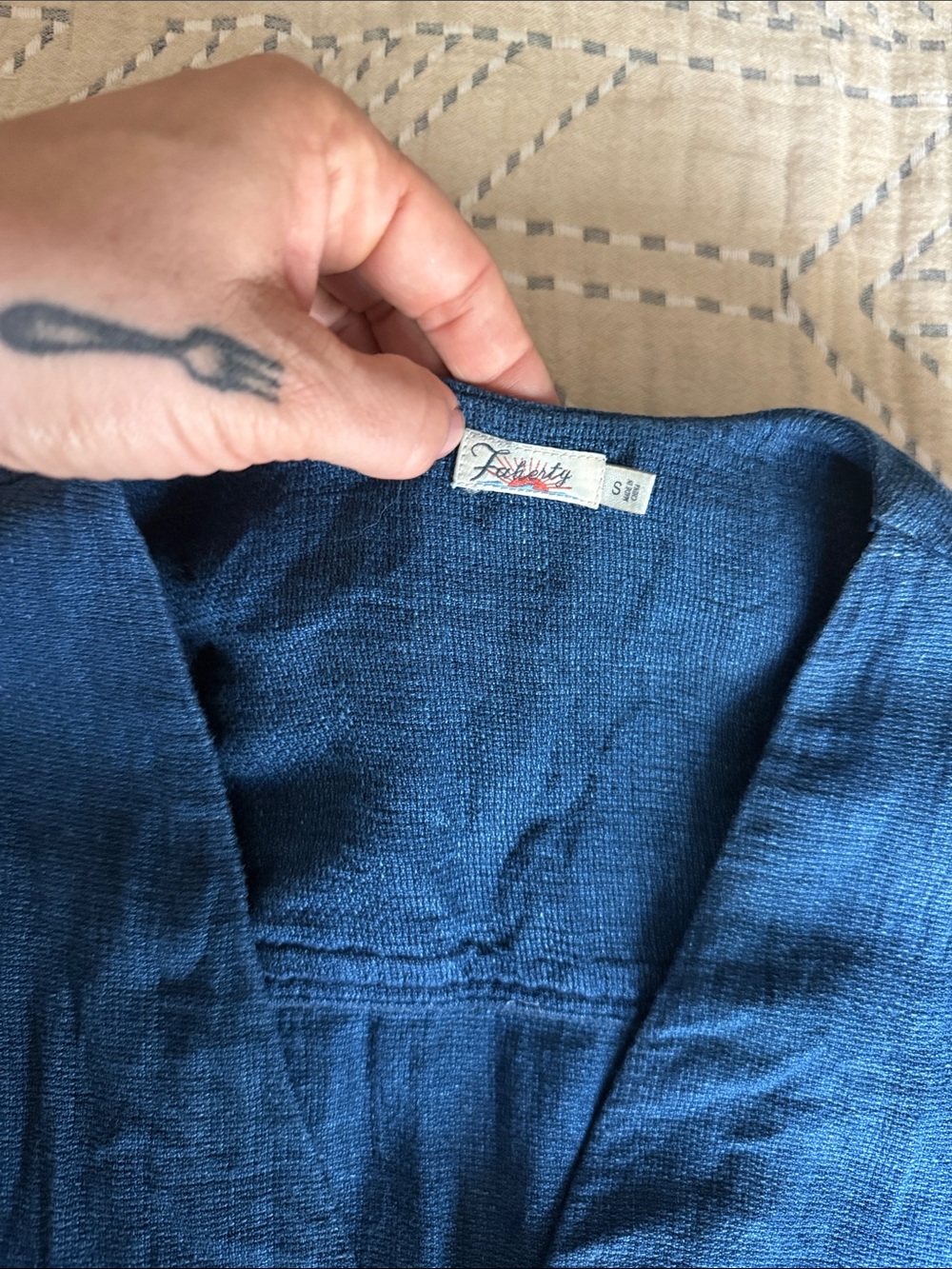 Faherty Sanibel Basketweave Dress - Picture 3 of 4